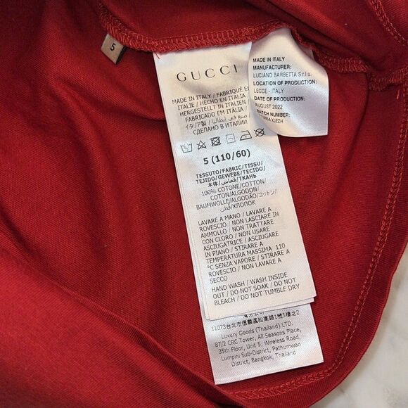 GUCCI BOYS TIGER TSHIRT 5Y - Picture 6 of 12